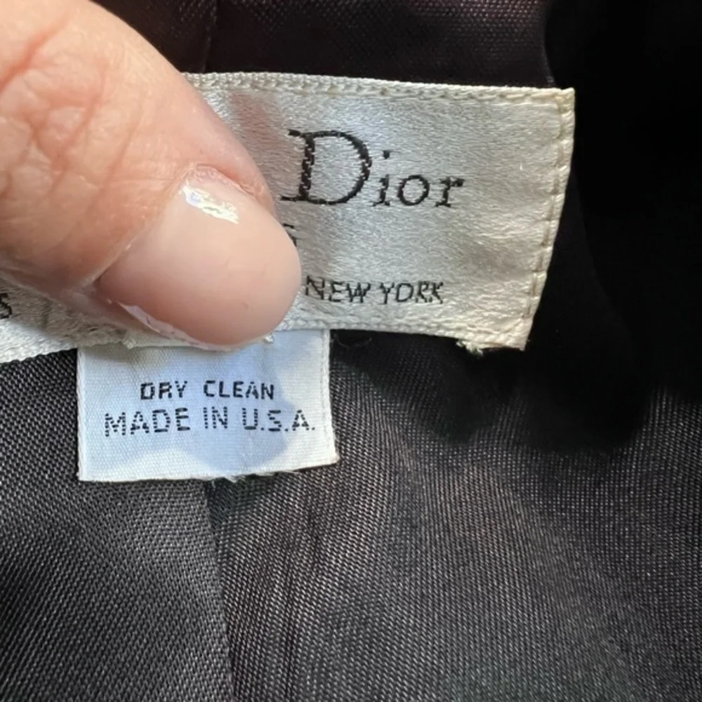 Vintage Christian Dior 100% wool blazer size 10